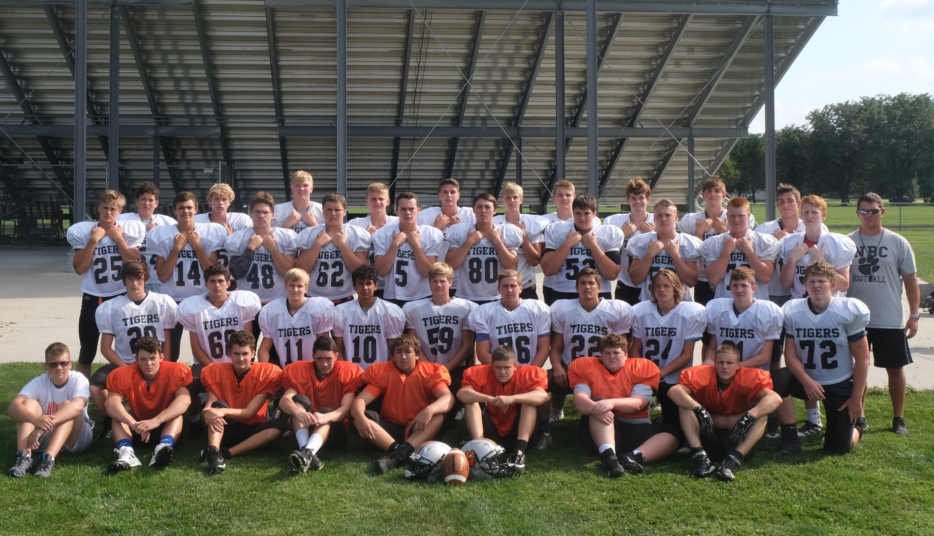 North Bend FB team